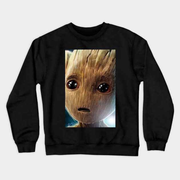 Baby Groot Crewneck Sweatshirt by EvoComicsInc